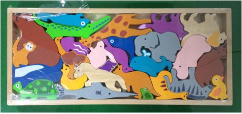 wooden puzzle-animal(E-032)