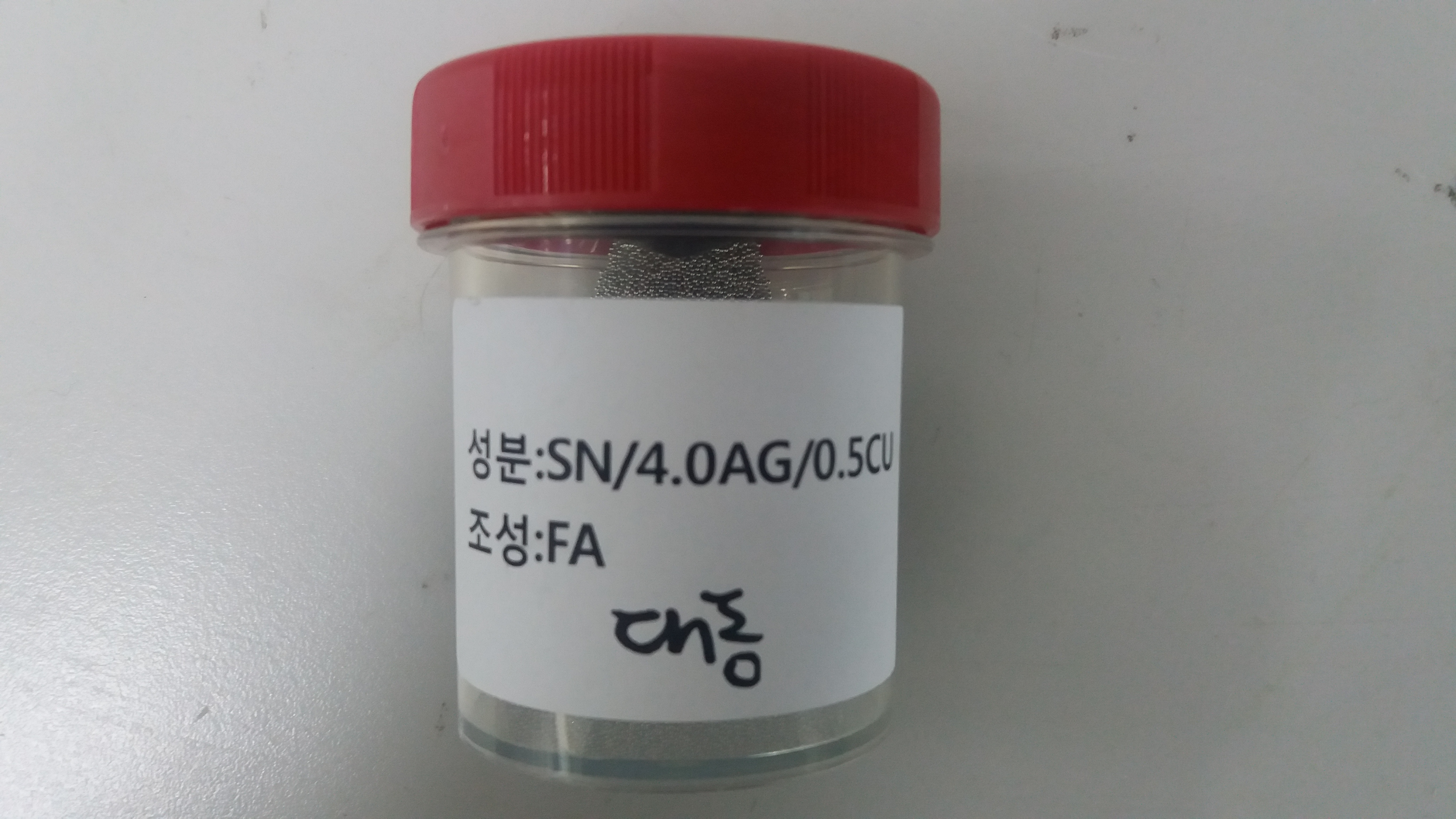 Silver alloy; SOLDER BALL(SN95.5/AG4.0/CU0.5); R.KOREA
