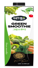 Mixtures of juices; 제주뜰에 그린스무디