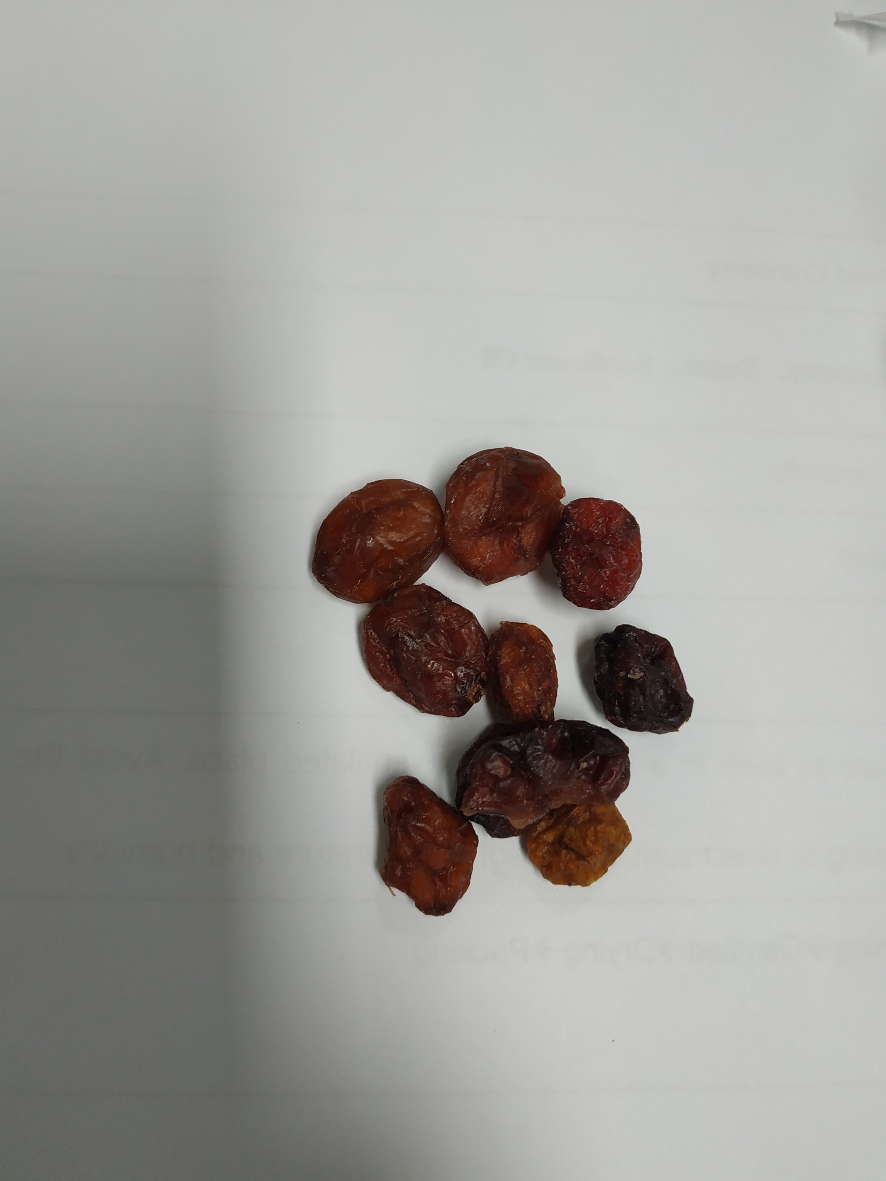 Cranberry preparation; DRIED CRANBERRY