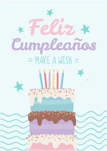 Tarjeta de feliz cumpleaños