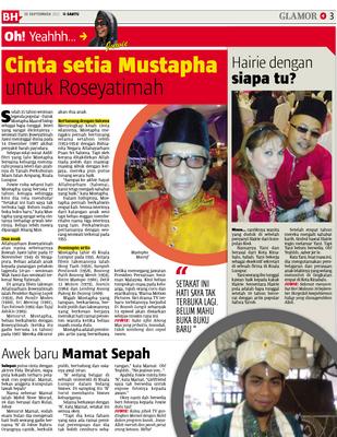 Cinta Setia Mustapha Untuk Roseyatimah Klik