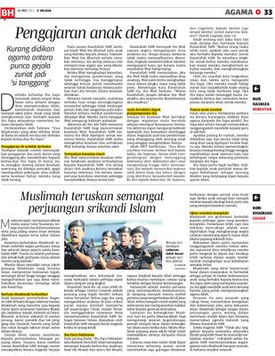 Pengajaran Anak Derhaka Klik