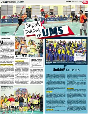 Sepak takraw DI UMS  KLiK