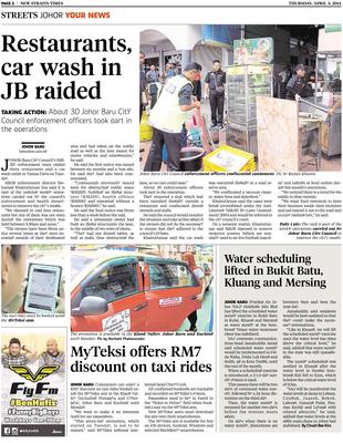 Restaurants Car Wash In Jb Raided Klik