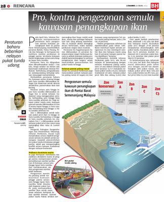 Pro, kontra pengezonan semula kawasan penangkapan ikan  KLiK