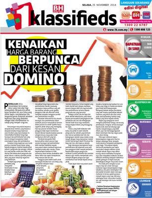 Kenaikan Harga Barang Berpunca Dari Kesan Domino Klik