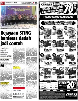 Kejayaan STING banteras dadah jadi contoh  KLiK