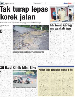 Kolej Komuniti Kota Tinggi Mula Operasi Julai Depan Klik