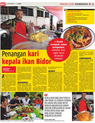 Dari Dapur Madihaa Kari Kepala Ikan Ala Mamak