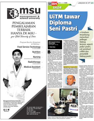 Uitm Tawar Diploma Seni Pastri Klik