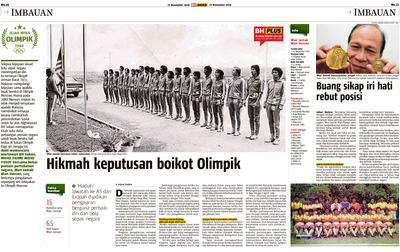 Hikmah keputusan boikot Olimpik  KLiK