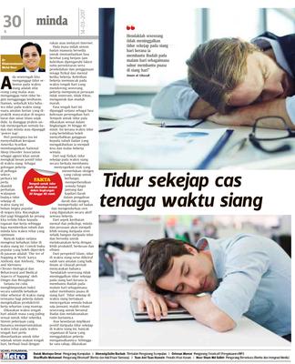 Tidur Sekejap Cas Tenaga Waktu Siang Klik