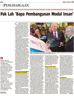 Pak Lah Bapa Pembangunan Modal Insan Klik