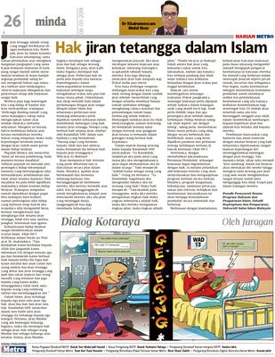 Hak Jiran Tetangga Dalam Islam Klik