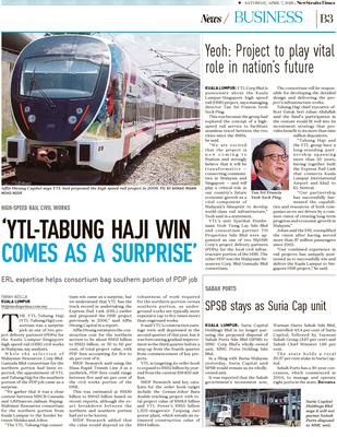 Ytl Tabung Haji Win Comes As A Surprise Klik