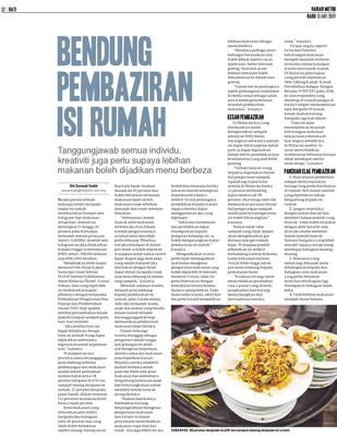 Bendung Pembaziran Isi Rumah Klik