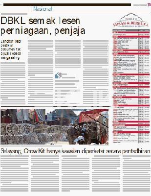 Dbkl Semak Lesen Perniagaan Penjaja Klik