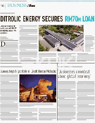 Ditrolic Energy Secures Rm70m Loan Klik