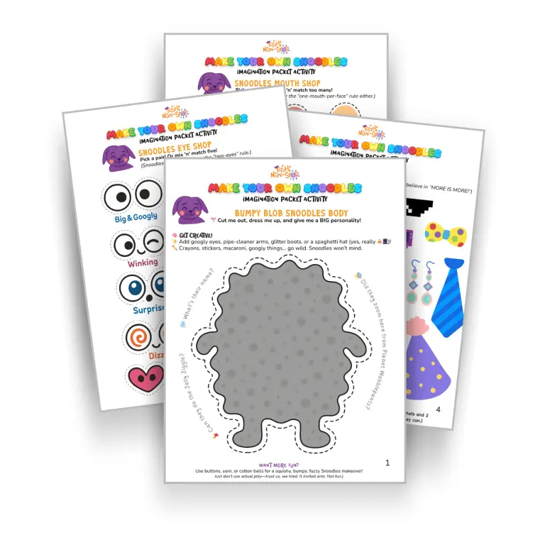 Make Your Own Snoodles Printable Activity