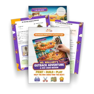 Ms. Wallaby Adventure Map