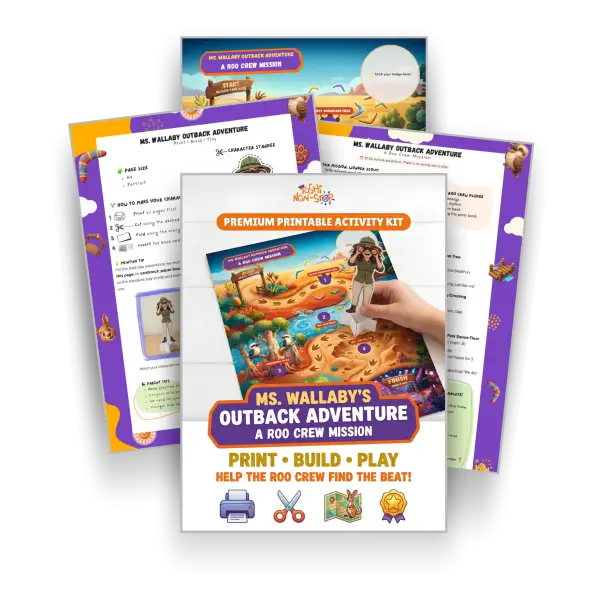Mission Complete - The Kangaroo Rap-Off 5 - Tashi Non-Stop Ms. Wallaby Adventure Map
