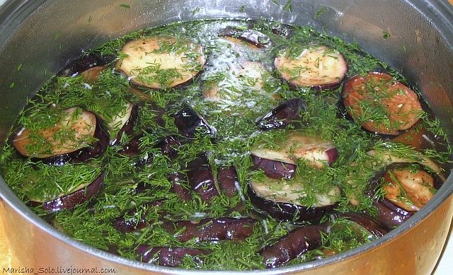 Мариновані баклажани швидкого приготування