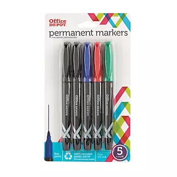 PERMANENT MARKERS 5 COUBT