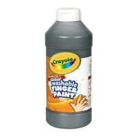 CRAYOLA WASHABLE FINGER PAINT BLACK