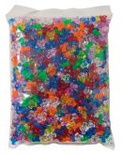 CREATIVITY STREET® SHAPED BEADS APPROX. 3/8" ASSORTED COLORS 1000 PIECES