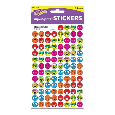 Happy Smiles super spots Stickers 078628461558