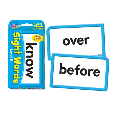 SIGHT WORDS LEVEL B POCKET FLASH CARDS