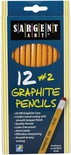 Sargent Art 12 Count Graphite pencils, yellow
