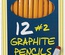 Sargent Art 12 Count Graphite pencils, yellow