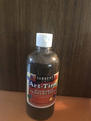 SARGENT ART ART-TIME WASHABLE TEMPERA PAINT BROWN 160Z