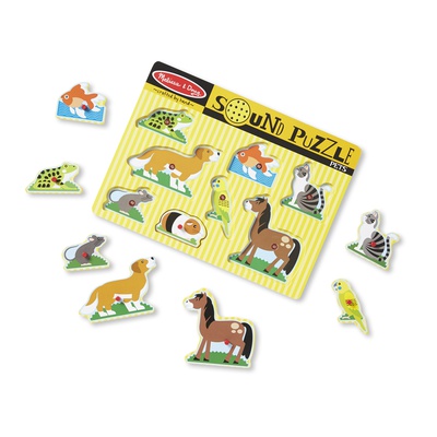 Pets Sound Puzzle - 8 Pieces