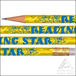 Foil Reading Star Pencils