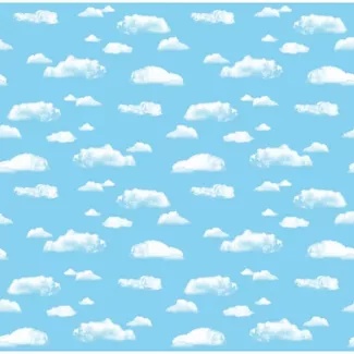 FADELESS PAPER CLOUDS 48'X12'