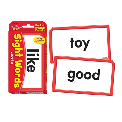 SIGHT WORDS LEVEL A POCKET FLASH CARDS