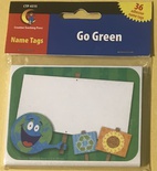 GO GREEN NAME TAGS