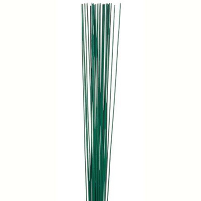 FloraCraft 30 piece 20 gauge Floral Stem Wire 18 inch Green