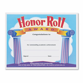 HONOR ROLL AWARD