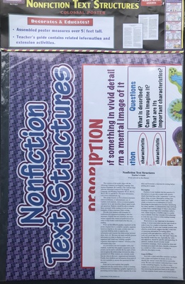 NONFICTION TEXT STRUCTURES COLOSSAL POSTER
