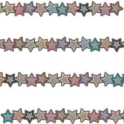 Home Sweet Classroom Stars Die-Cut Border Trim