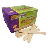 CREATIVITY STREET WOOD CRAFT STICKS NATURAL