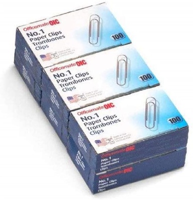 Pack of 10 boxes of 100 clips.