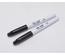 pen and gear dry erase chisel tip markers black each