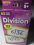 DIVISION FLASH CARD