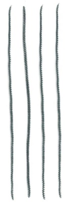 Regular Stems 6" X 4 MM GREY 100 PIECES