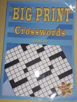 BIG PRINT CROSSWORDS VOLUME #12